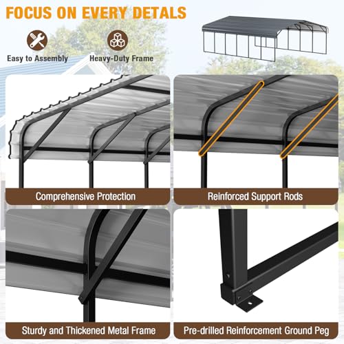 20'x30' Metal Carport