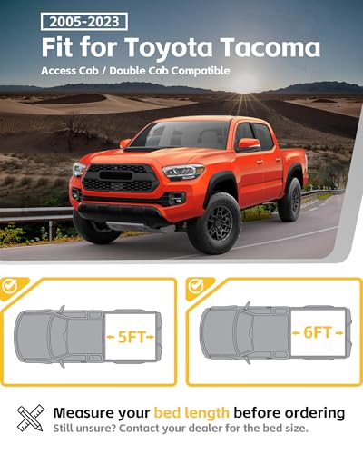 Truck Bed Front MOLLE Panel Fit for 3rd Gen Tacoma 2016