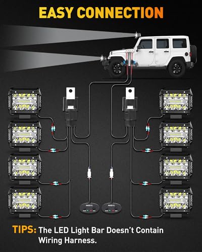 4 Inch LED Pod Lights (8 Count)