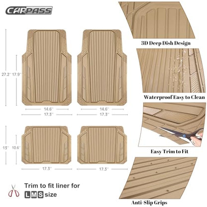 Heavy Duty Sporty Rubber Car Mats