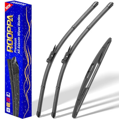 3 Wipers Fits Buick Enclave 2012
