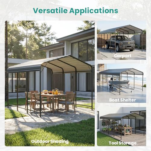 Reinforced Metal Carport