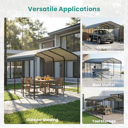 Reinforced Metal Carport