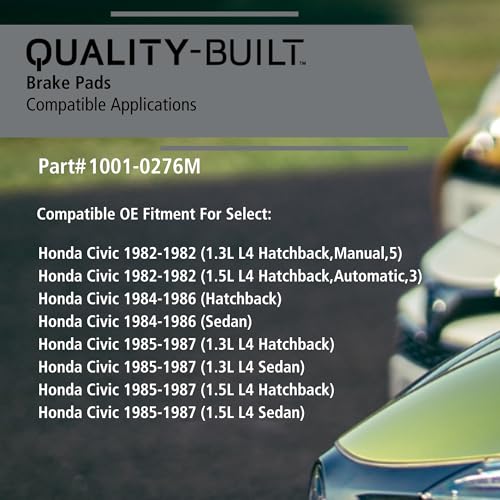 Front Semi Metallic Brake Pads