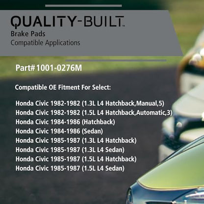 Front Semi Metallic Brake Pads