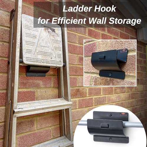 Ladder Hanger Set of 2 for Garage Wall (2 Count)