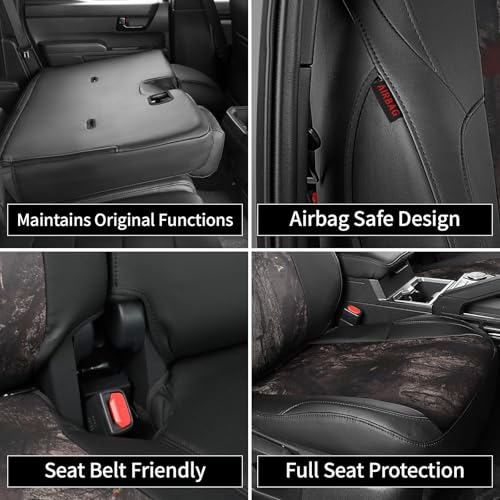 Tacoma Leather Car Seat Covers Custom Fit for Toyota Tacoma 2012 2013 2014 2015