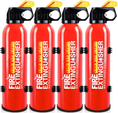 4 Pack Fire Extinguisher for Home with Wall Mount (4 Count)