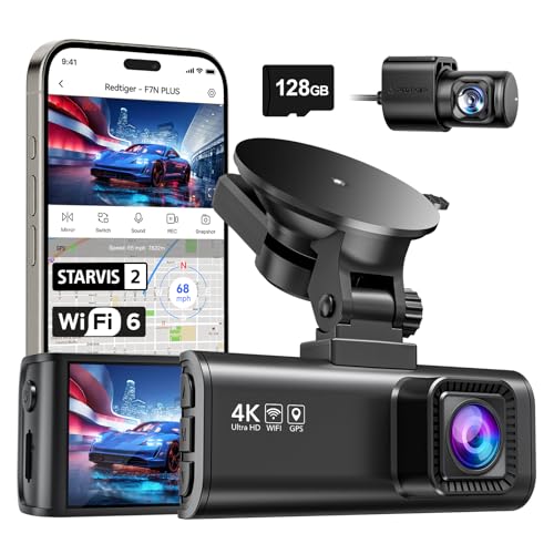 F7NP 4K Dash Cam Front Rear