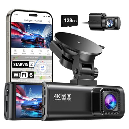 F7NP 4K Dash Cam Front Rear