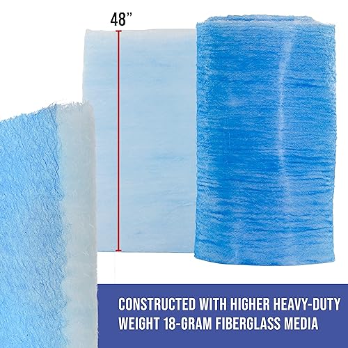 Elite Paint Spray Booth Exhaust Filter Roll 48" x 200'