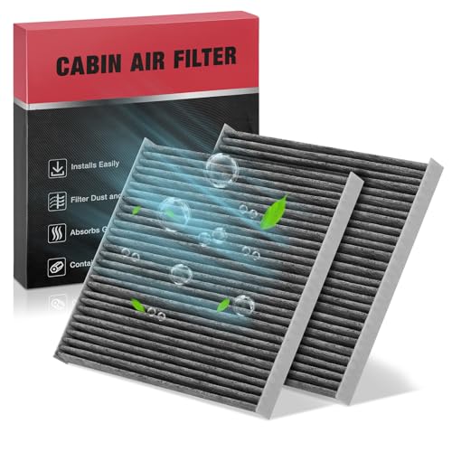 2PC Cabin Air Filters with Activated Carbon Compatible with Hyundai Accent