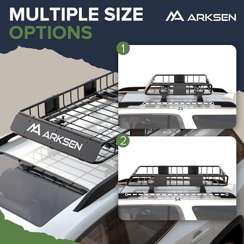 54" x 34" x 6" Roof Rack Cargo Basket with Bag