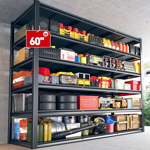Heavy Duty Storage Shelves 3500LBS for Garage Workshop Warehouse