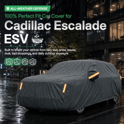 Waterproof Heavy Duty Car Cover Custom Fit Cadillac Escalade ESV
