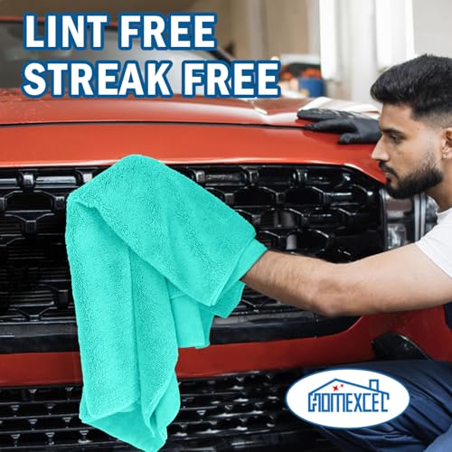 Professional Large Microfiber Car Drying Towels 2 Pack (2 Count)