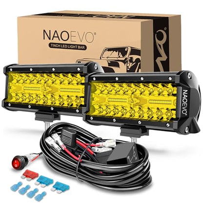 7 Inch LED Light Bar (2 Count)
