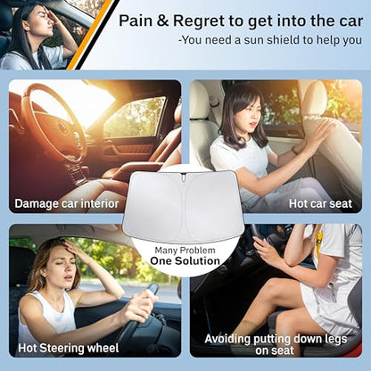 Windshield Sun Shade Compatible for Lincoln Aviator 2020