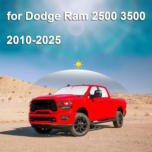 6pcs Thicken Sun Shades for Dodge Ram 2500 3500 Accessories 2010