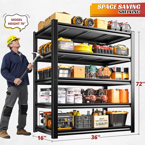 5 Tier Garage Shelving for Garage