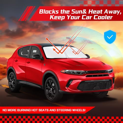 Windshield Sun Shade for Dodge Hornet 2023