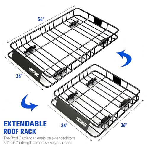 54" x 36" Roof Rack Cargo Basket