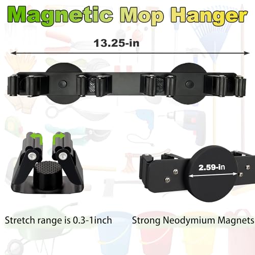 Strong Magnetic Mop Broom Holder