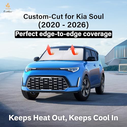 Windshield Sunshade Compatible for Kia Soul 2020