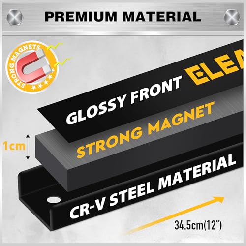 9 Piece 12" Magnetic Tool Holder Storage Organizer