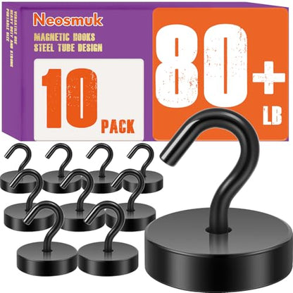 Magnetic Hooks Steel Tube Design for Cruise (10 Count)