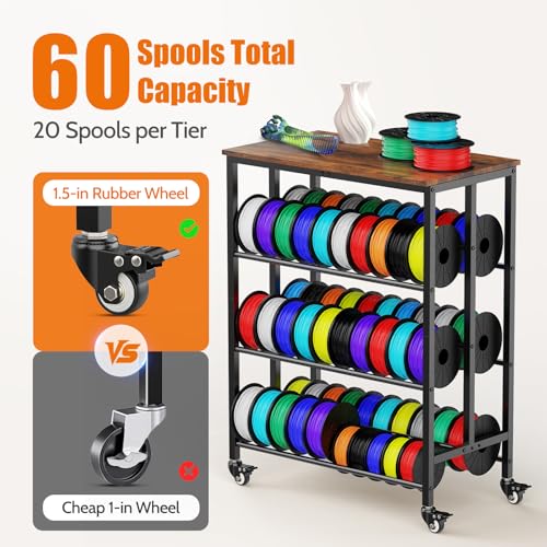 3D Printer Filament Cart