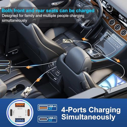 USB C Car Charger (5 Count)