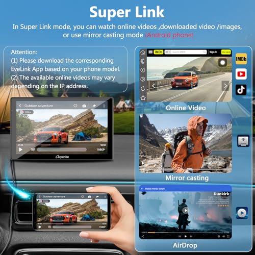 W905 9.5" Carplay & Android Auto & Dual Cam
