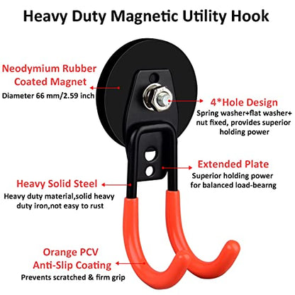 Garage Strong Magnetic Hooks (4 Count)