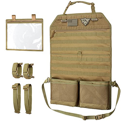 Molle Seat Back Car Organizer Fit Most Car F150 Jeeps Pickups Trucks
