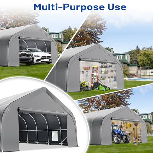 20x30 FT Reinforced Heavy Duty Carport