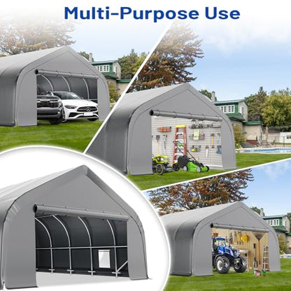 20x30 FT Reinforced Heavy Duty Carport