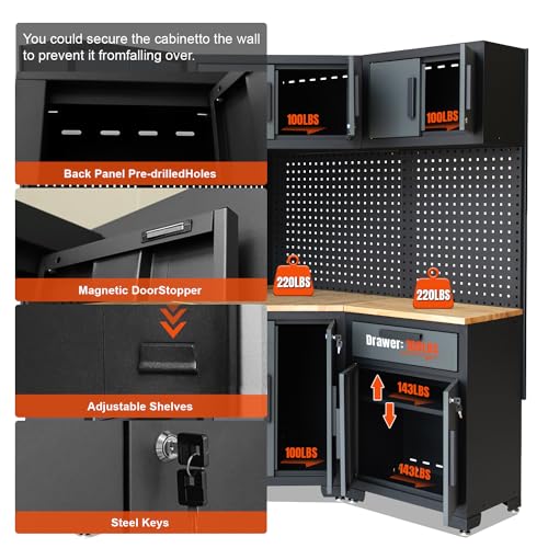 Garage Cabinets and Storage System 8 (8 Count)