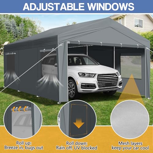 12 x 20 ft Outdoor Portable Storage Shed