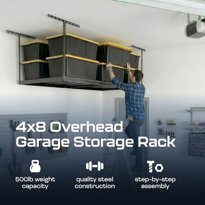 MonsterRax 4x8 Overhead Garage Storage Rack