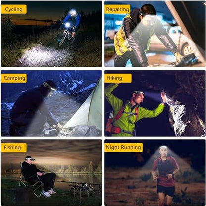 Headlamp Rechargeable 2PCS (2 Count)