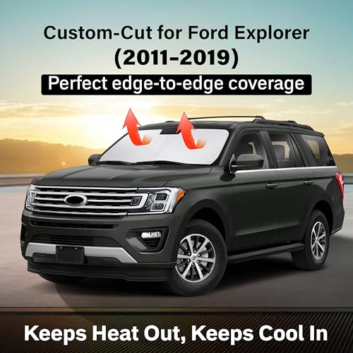 Windshield Sun Shade Compatible for Ford Explorer 2011