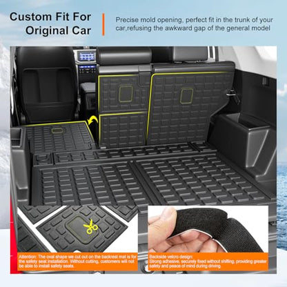 Cargo Mat & Backrest Mats Compatible with 2010