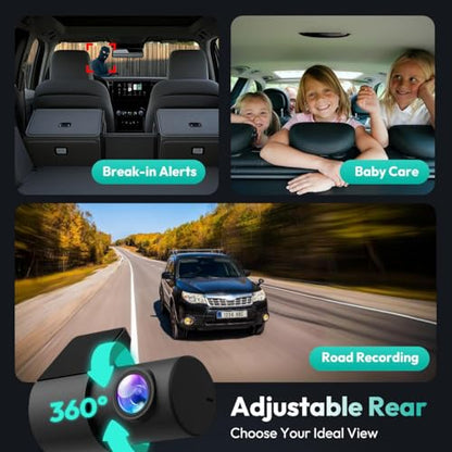 4k Dash Cam Front and Rear