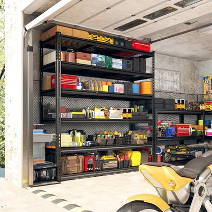 6 Tier Adjustable Heavy Duty Metal Shelving for Garage Warehouse