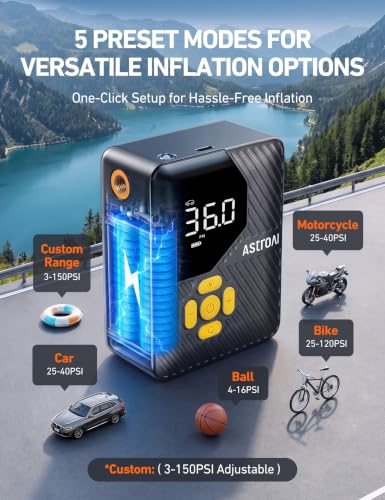 150 PSI Tire Inflator Portable Air Compressor