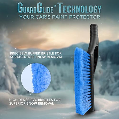 27" Aluminum Car Snow Scraper and Brush