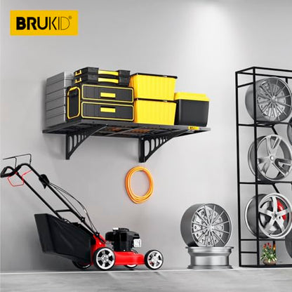 2x3ft Adjustable Rail Wall Garage Storage Shelf