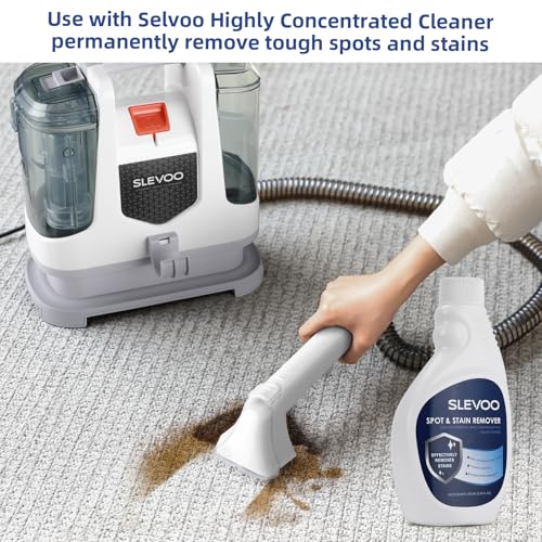 400W 18Kpa Carpet Cleaner Machine with 1 Bottle Cleaning Solutions