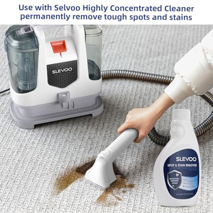 400W 18Kpa Carpet Cleaner Machine with 1 Bottle Cleaning Solutions